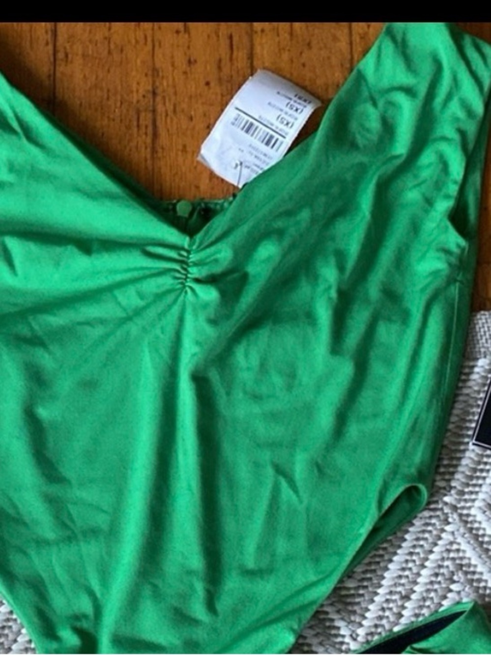 Retrofete Off-Shoulder Cutout Evening Gown in Green - Picture 3 of 12